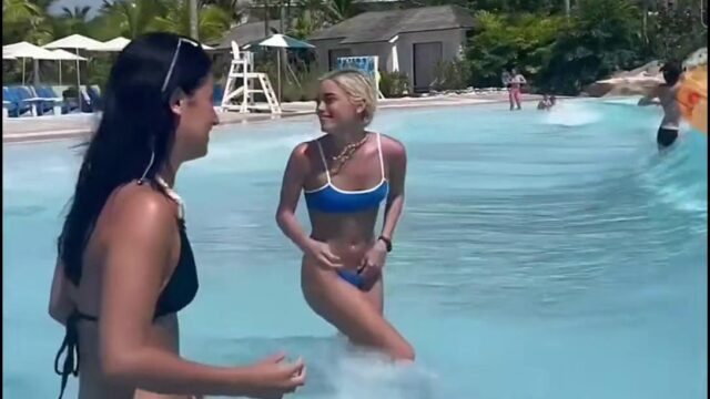 Charli D’Amelio Bikini Wave Pool Video Leaked